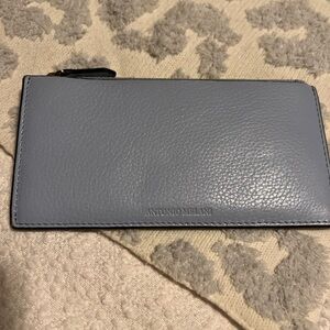 Antonio Milani Light Blue  Leather Wallet